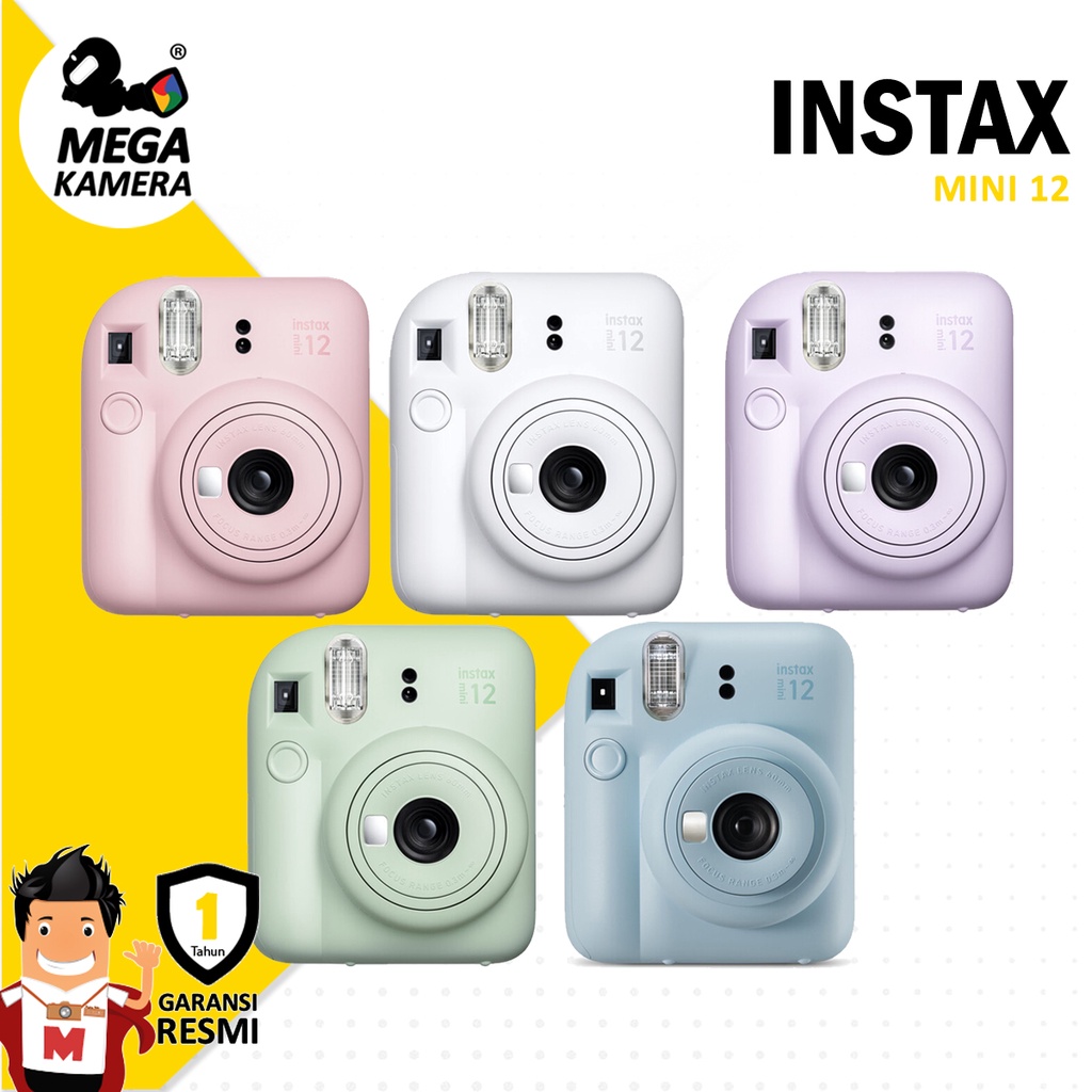 Jual FUJIFILM INSTAX MINI 12 Instant Film Camera | Shopee Indonesia