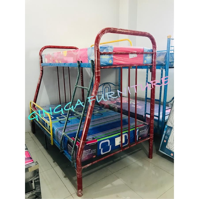 Jual RANJANG TINGKAT BESI TEMPAT TIDUR TINGKAT BESI MINIMALIS RANJANG ...