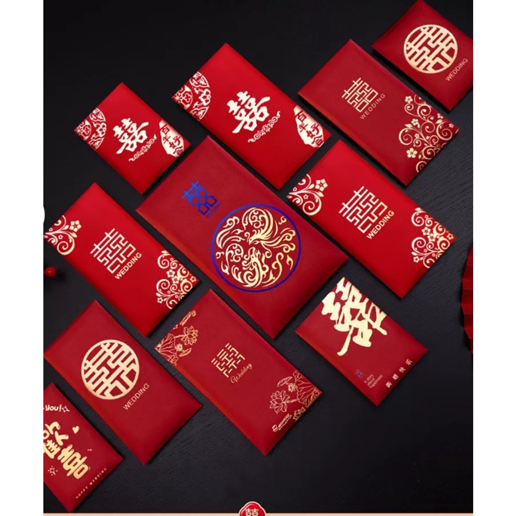 Jual Angpao Shuang Xi untuk Sangjit/ Teapai/ Wedding Ceremony Shopee