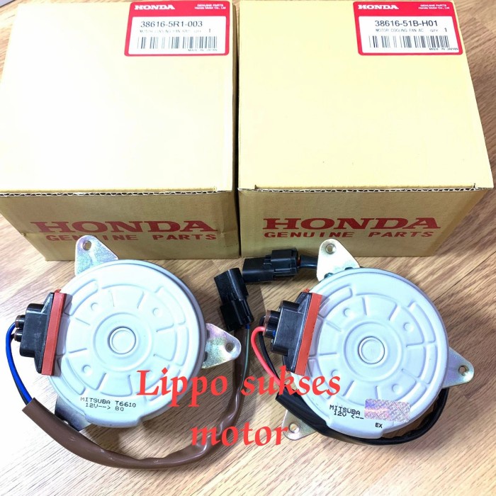 Jual Motor Cooling Fan Set Radiator Ac Honda Hrv Mitsuba Kode 044 ...