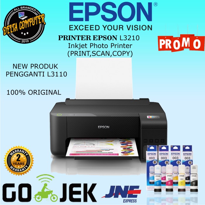 Jual PRINTER EPSON L PRINT SCAN COPY ALL IN ONE PENGGANTI L RESMI ORIGINAL Shopee