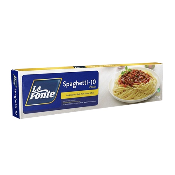 Jual LA FONTE SPAGHETTI 225 GR PASTA Shopee Indonesia