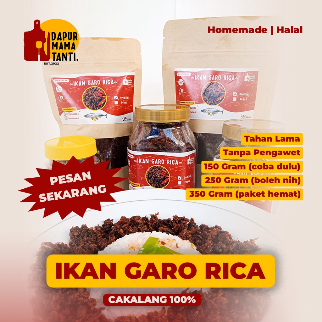 Jual Dapur Mama Tanti Ikan Garo Rica Cakalang Suwir Ikan Cakalang