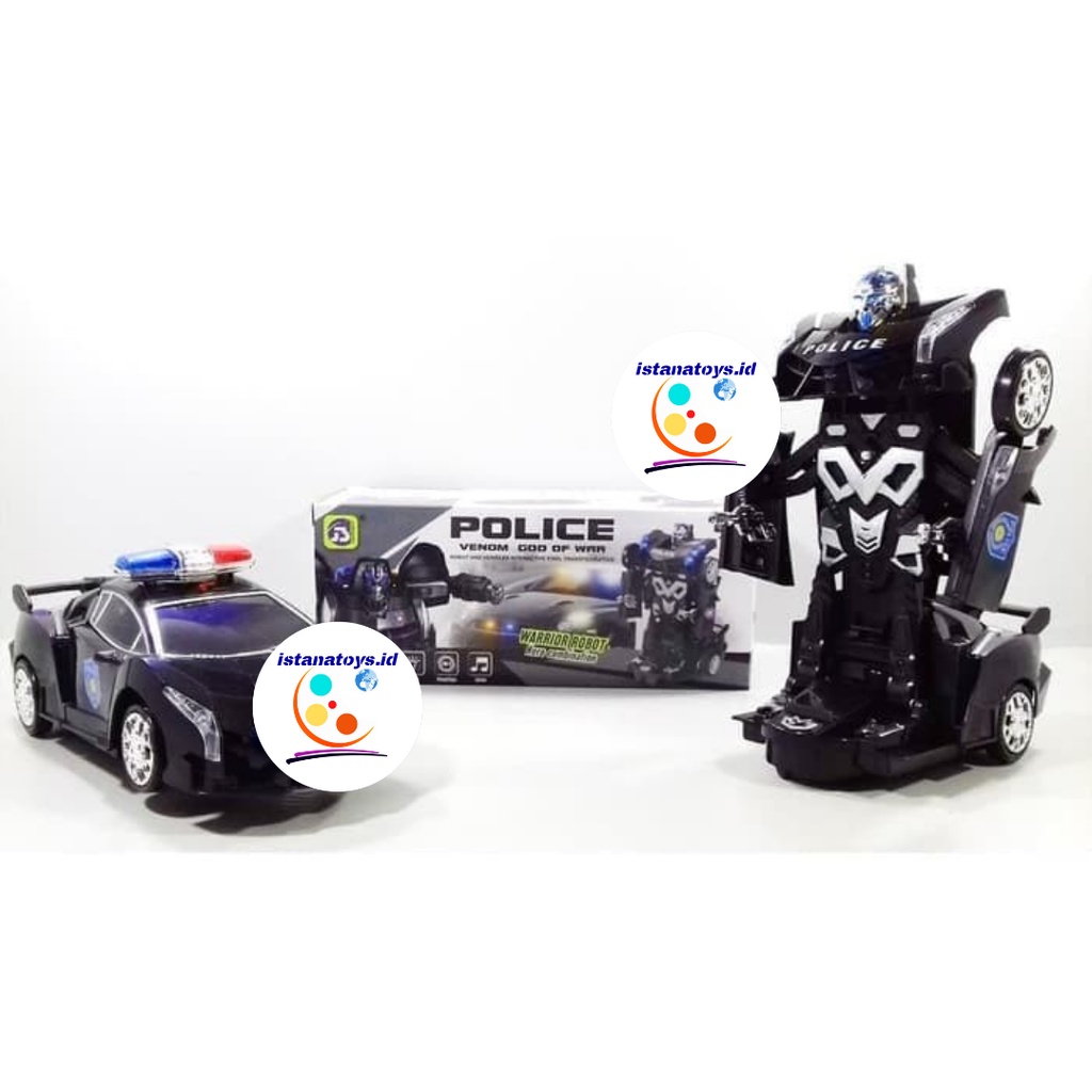 Jual Mainan Mobil Robot Police Hitam Venom No.S-8997 | Shopee Indonesia