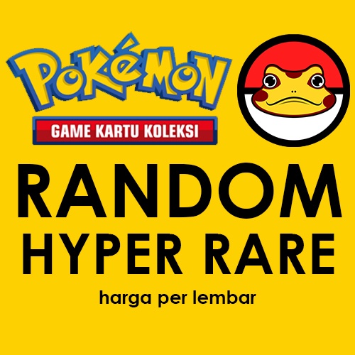 Jual Kartu Pokemon Indonesia HYPER RARE HR Guarantee Random Bulk TCG ...