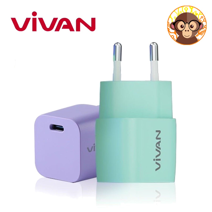 Jual Kepala Charger Adaptor Usb C Vivan Iphone Power Nano Original Fast Charging Power