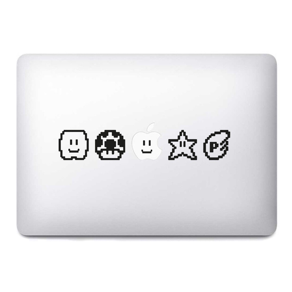 Jual Stiker Mario Bros 8-bit Character - Pixel Art - Laptop Decal ...