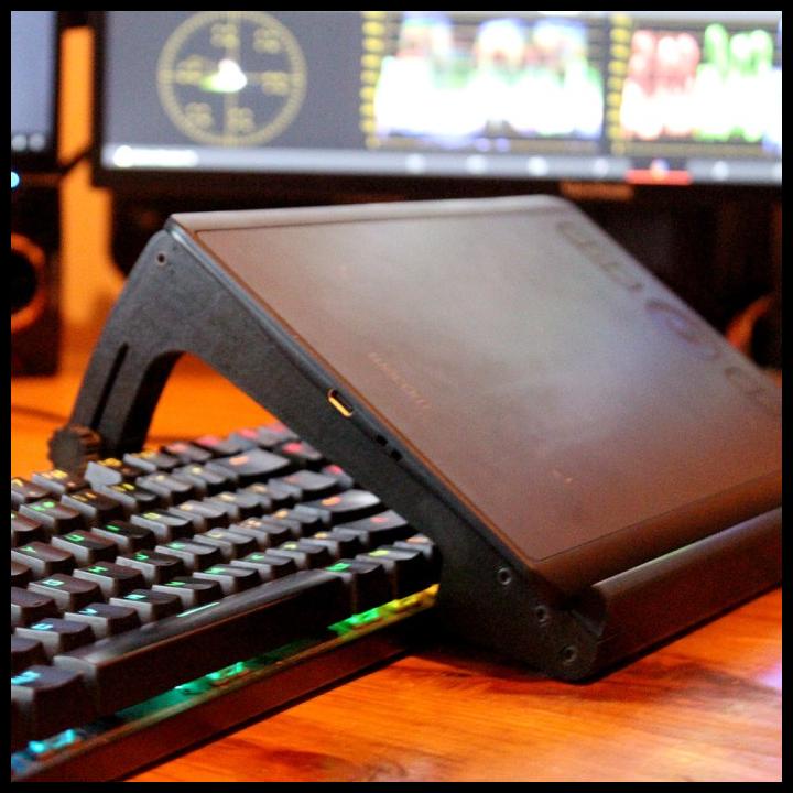 Jual Keyboard Top Adjustable Drawing Tablet Stand Holder Huion Wacom ...