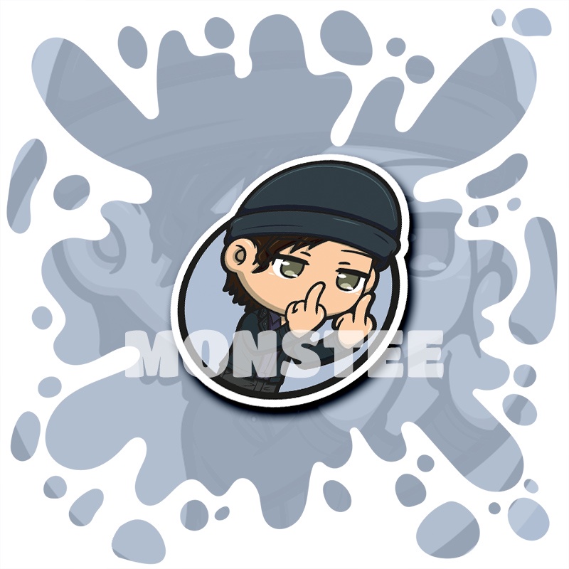 Jual Stiker Anime Chibi Conan Sticker Vinyl Edogawa Ran Kaitou Kid ...
