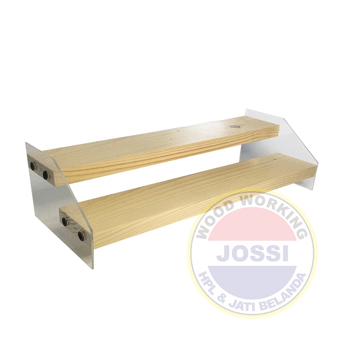 Jual Rak Display/ Rak Kosmetik / Rak Susun Akrilik 2, 3, 4 Tier Display ...