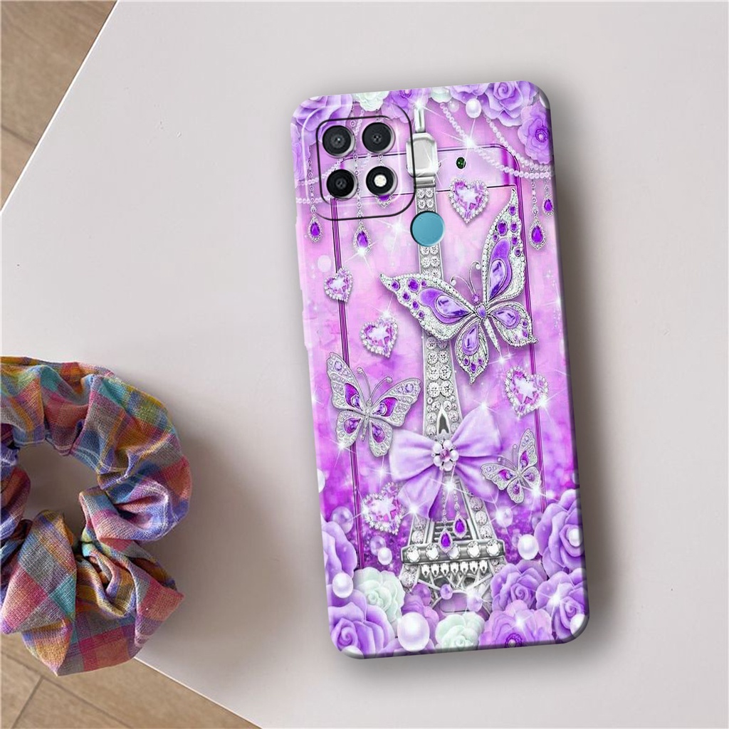 Case Hp OPPO A15 Casing Hp OPPO A15 Fashion Case Motif  PARIS Case Cewek Case Cowok Silicon Hp Mika Hp SOFTCASE  HARDCASE