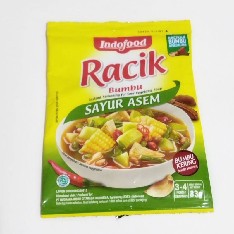 Jual Bumbu Racik Sayur Asem 33gr Shopee Indonesia