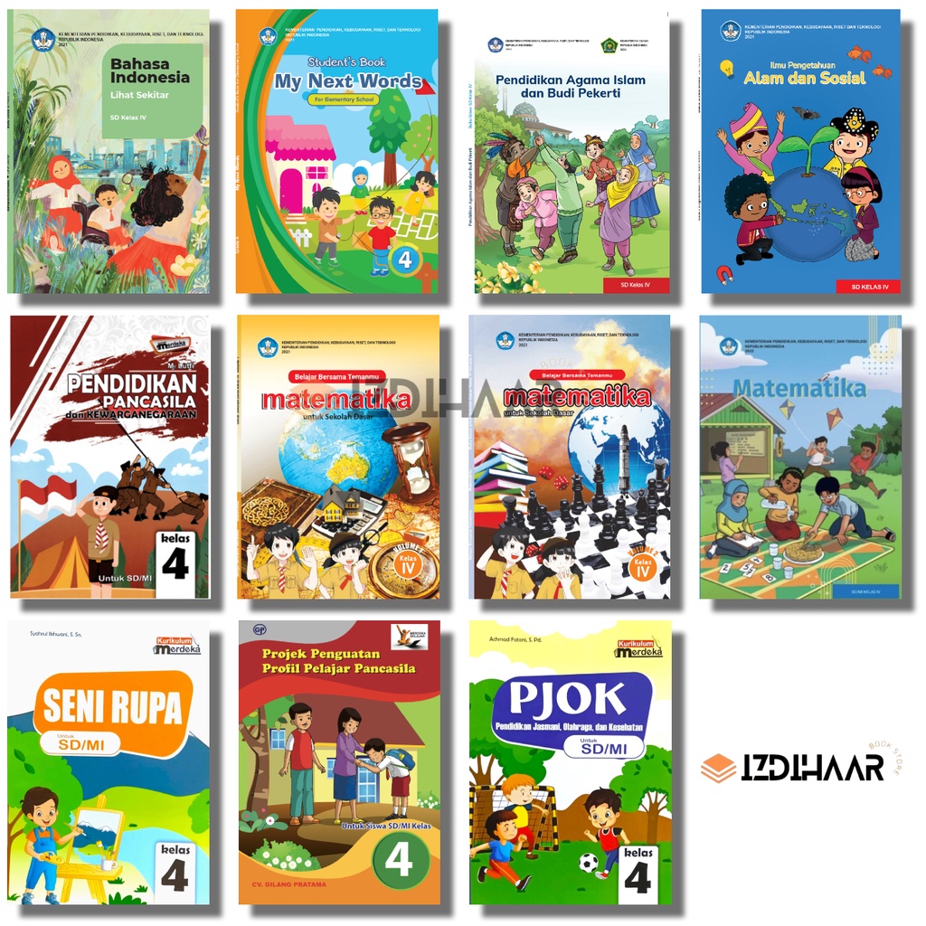 Jual Buku Paket Kelas 4 Iv Kurikulum Merdeka Shopee Indonesia
