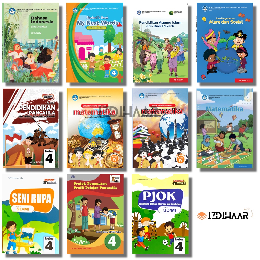 Jual BUKU PAKET KELAS 4 / IV KURIKULUM MERDEKA | Shopee Indonesia