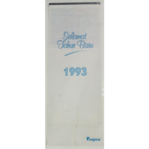 Jual Kalender Lawas Tahun 1993 Rugos Shopee Indonesia