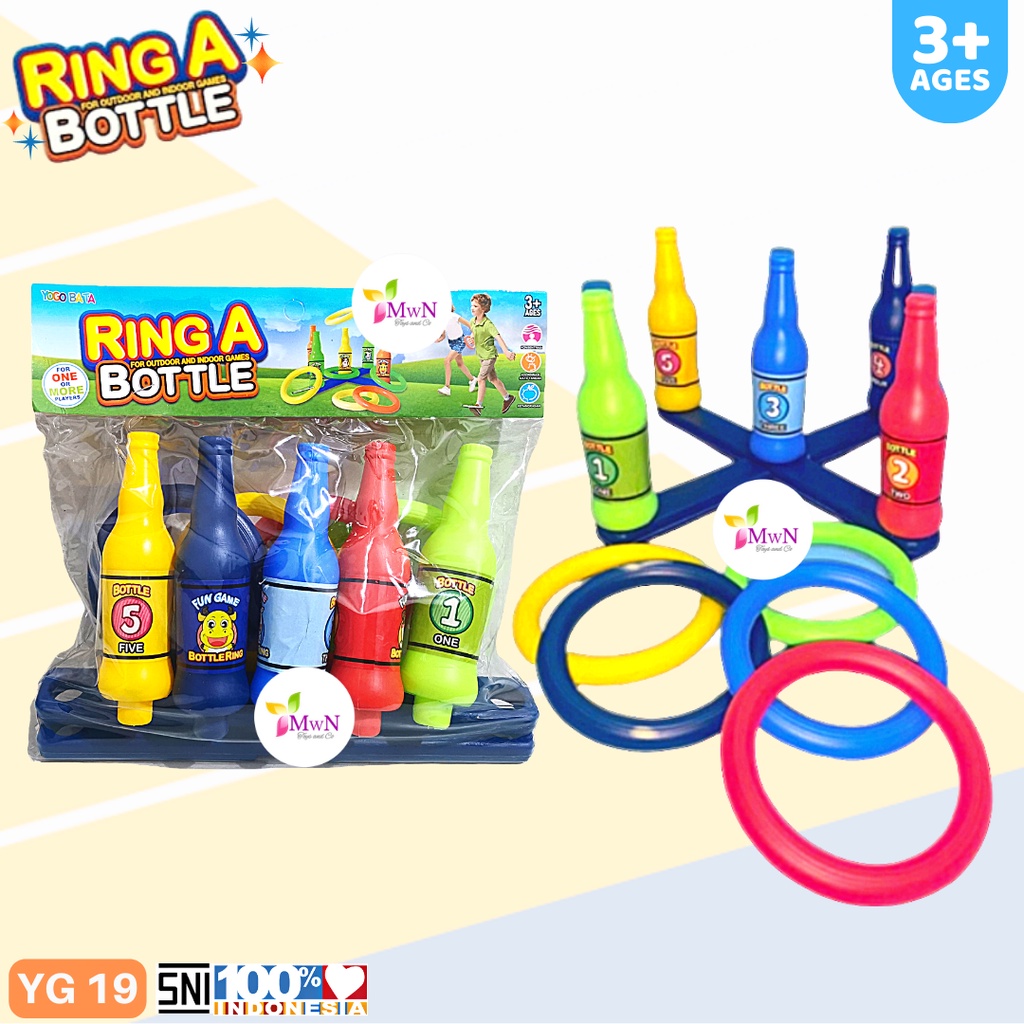 Jual MWN Mainan Ring a Bottle / Lempar Cincin Edukasi Anak YG19 ...