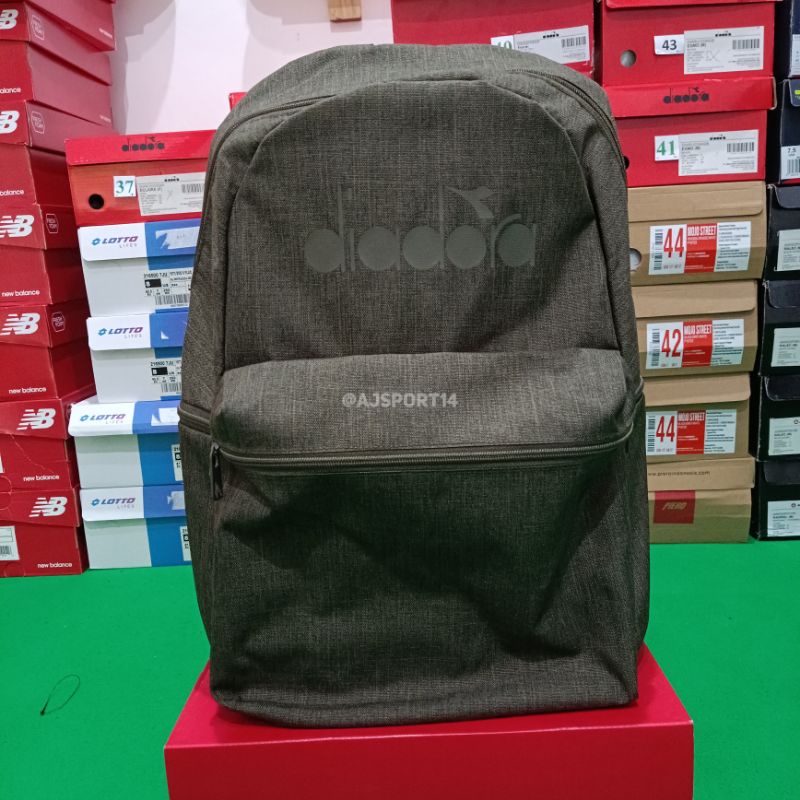Jual Diadora Backpack Olive Original Shopee Indonesia