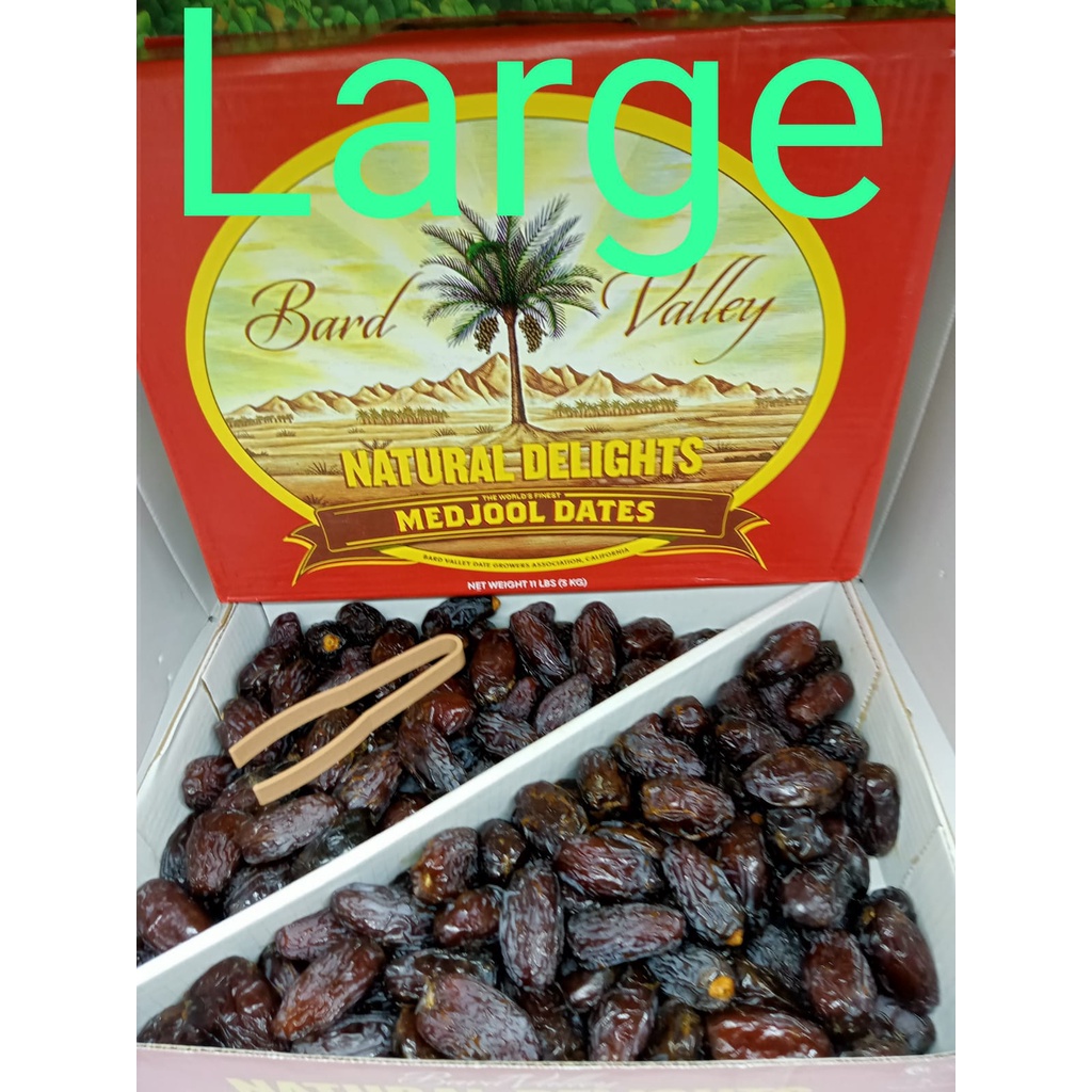 Jual Medjool bard valley 5kg/ Medjool california 5kg -premium LARGE ...