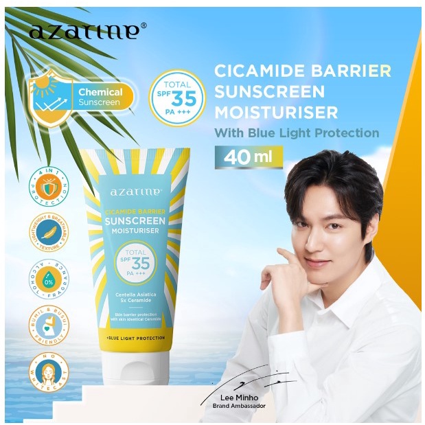 Jual [BPOM] Azarine Sunscreen SPF35 PA+++ 40mL 100%ORI Calm My Acne ...