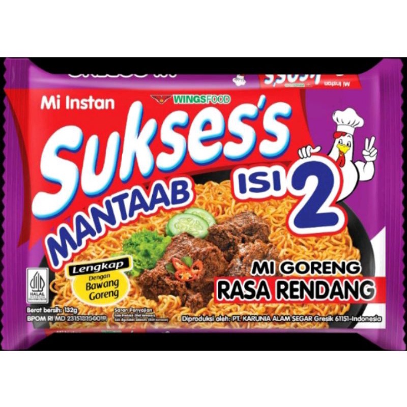Jual Mie Sukses isi 2 rasa rendang | Shopee Indonesia