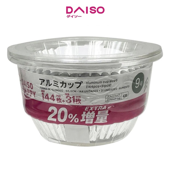 Jual Daiso Aluminum Cup Size 9 (144pcs + 31pcs) | Shopee Indonesia