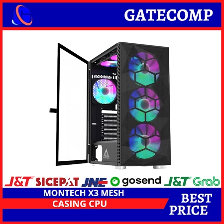 Jual Casing MONTECH X3 MESH | Shopee Indonesia