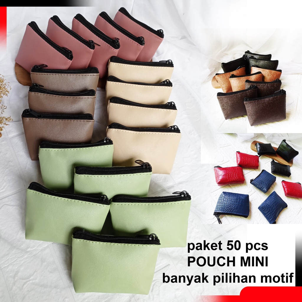 Jual GROSIR 50-100 PCS Souvenir Pernikahan Murah Unik Pouch | Shopee