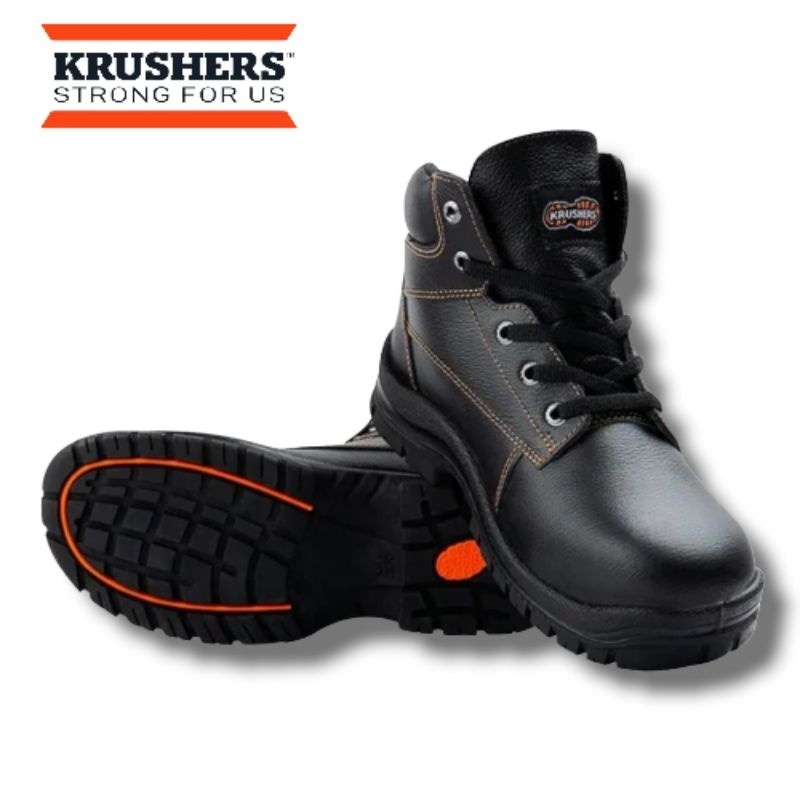 Jual Sepatu Safety Shoes Krushers Dallas Black Safety Shoes Krusher