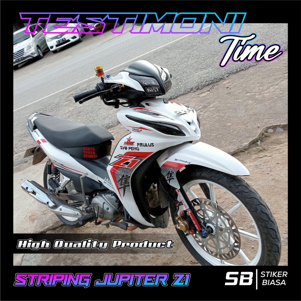 Jual Stiker/Striping Variasi Jupiter Z1 CUSTOM | Shopee Indonesia