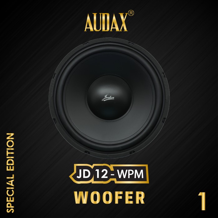Jual Audax Speaker Pasif 12" Jordan JD 12 WPM Woofer Shopee Indonesia