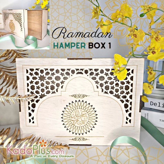 Jual Box Hampers Lebaran Box Kayu Laser Cut CUSTOM | Shopee Indonesia