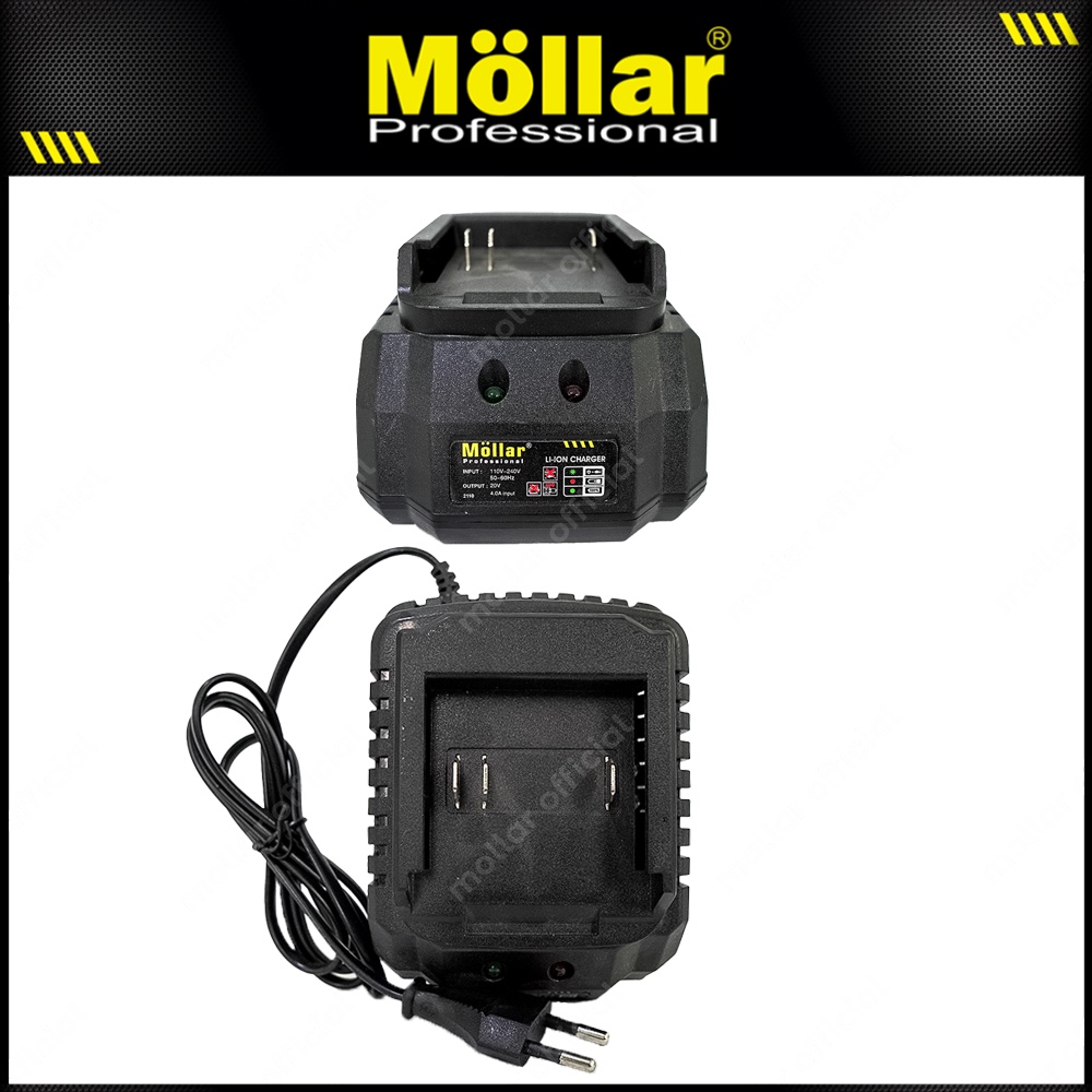 Jual Mollar Fast Charger V Baterai Li Ion Mesin Cordless Power Tools Dock Original Shopee