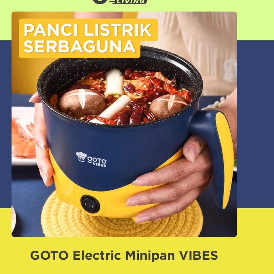 Jual ATI198 Goto Vibes Electric Pan Panci Listrik Elektrik Serbaguna