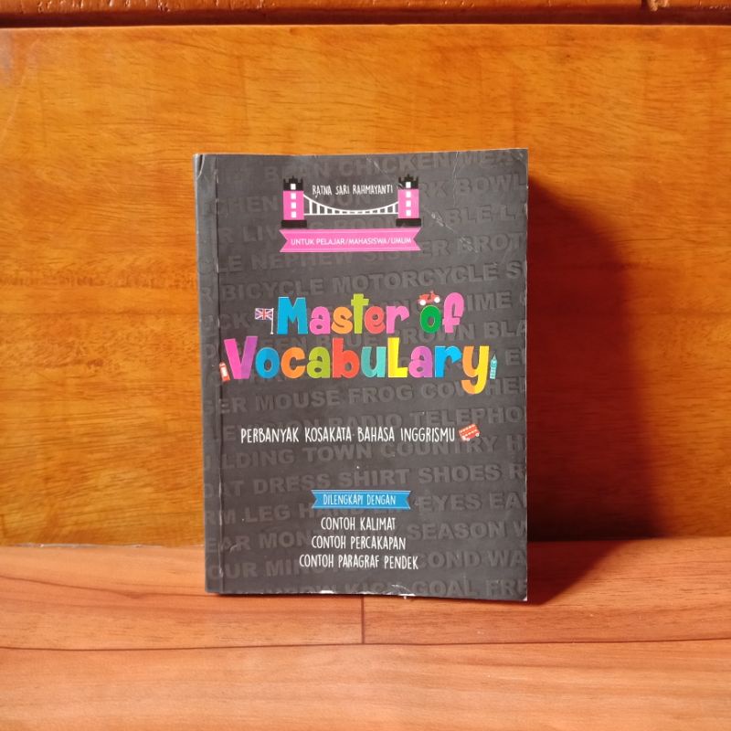 Jual BUKU ORIGINAL MASTER OF VOCABULARY - PERBANYAK KOSAKATA BAHASA ...