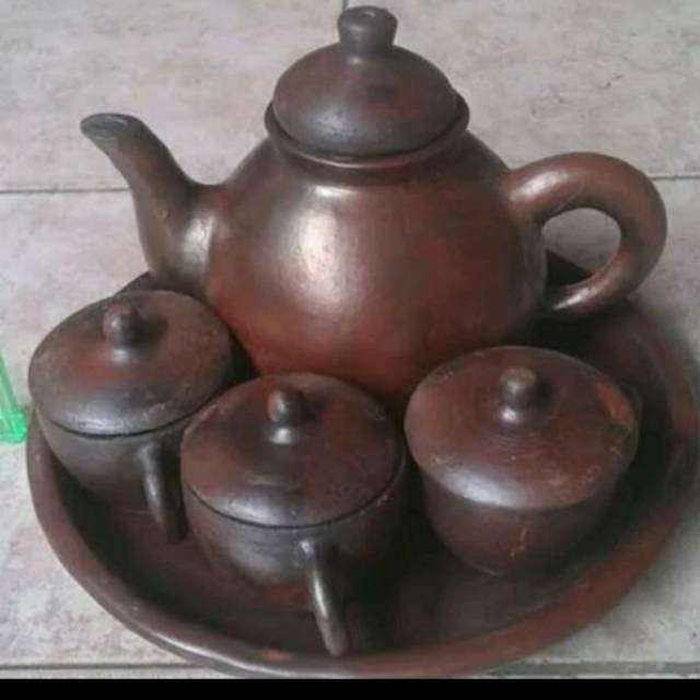 Jual Minum Set Teko Poci Tanah Liat Set Cangkir Tradisional Gerabah Tanah Liat Shopee Indonesia 5562