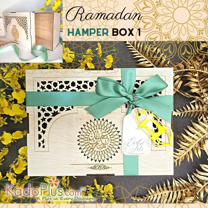 Jual Box Hampers Lebaran Box Kayu Laser Cut CUSTOM | Shopee Indonesia