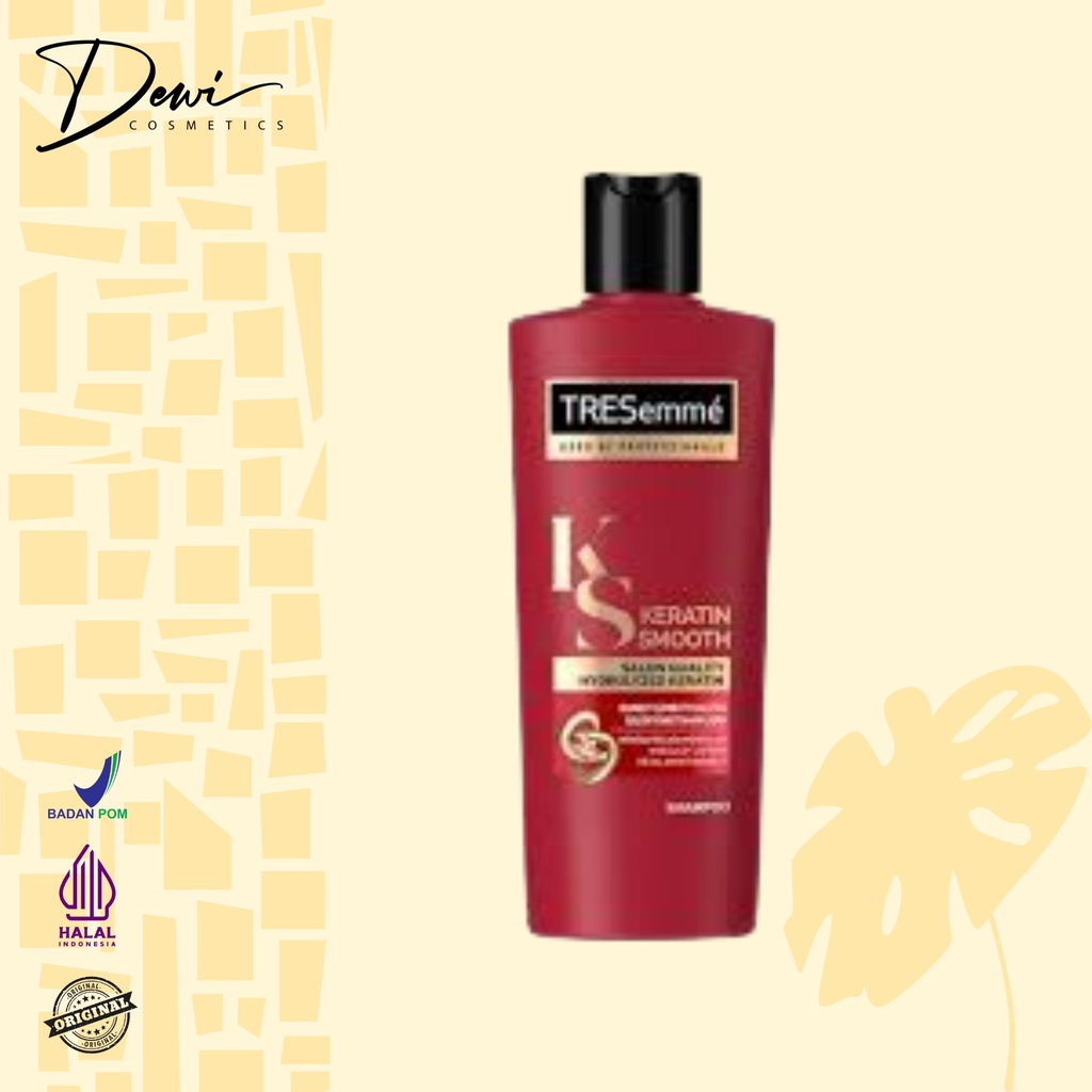 Jual Tresemme Shampoo Keratin Smooth Rambut Lembut 48 Jam* With