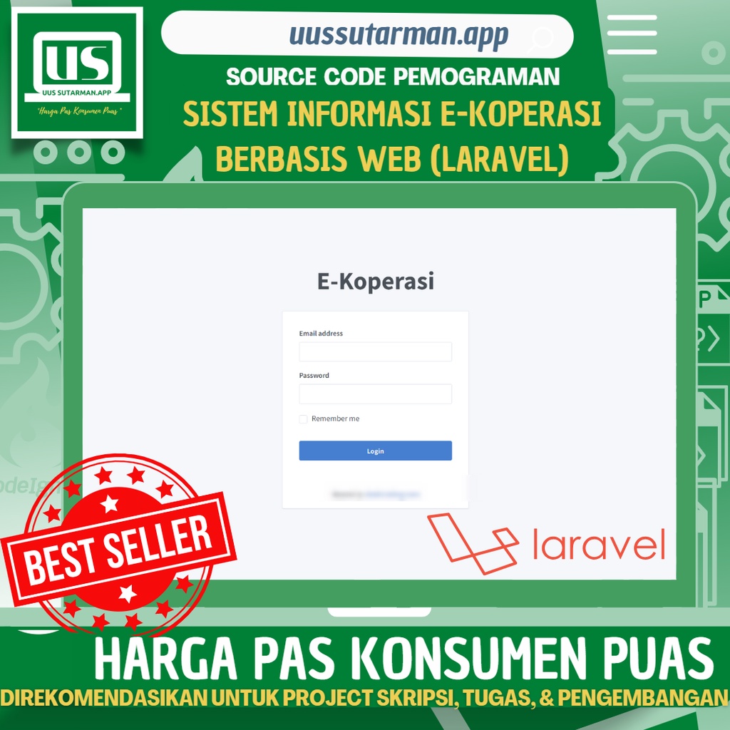Jual Sistem Informasi E Koperasi Berbasis Web Laravel Shopee Indonesia 9584