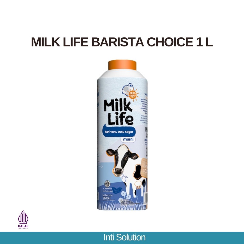 Jual Milk Life Barista Choice Fresh Milk 1 Liter Shopee Indonesia