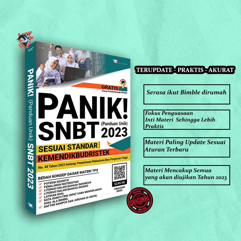 Jual BUKU UTBK SNBT 2023 PANIK ( PANDUAN UNIK ) UTBK SNBT 2023 | Shopee ...