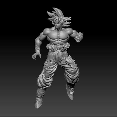 Jual Open DS] figure skala 1/64 goku naked ultrainstinct | Shopee Indonesia