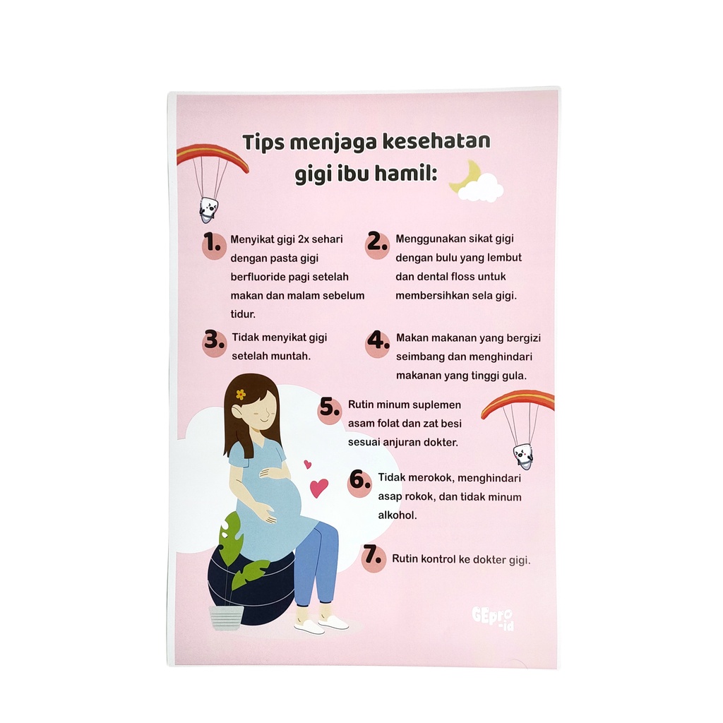 Jual Poster / Flip chart Edukasi Penyuluhan Kesehatan Gigi dan Mulut