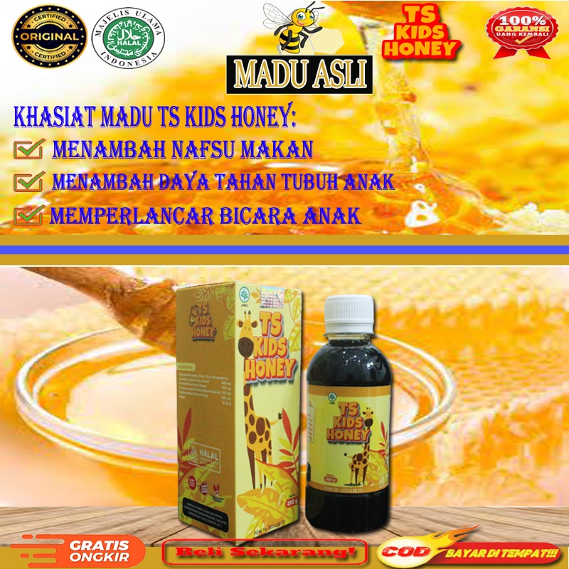 Jual Madu Asli Untuk Anak Cocok Untuk Usia 2 Tahun Keatas Dengan