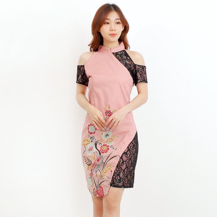 Baju hot sale batik cheongsam