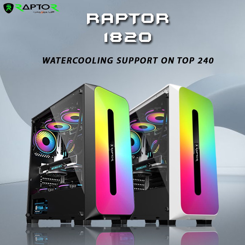 Jual Casing Gaming/PC/Office 3 Power Up RAPTOR 1820 BLACK | Shopee ...