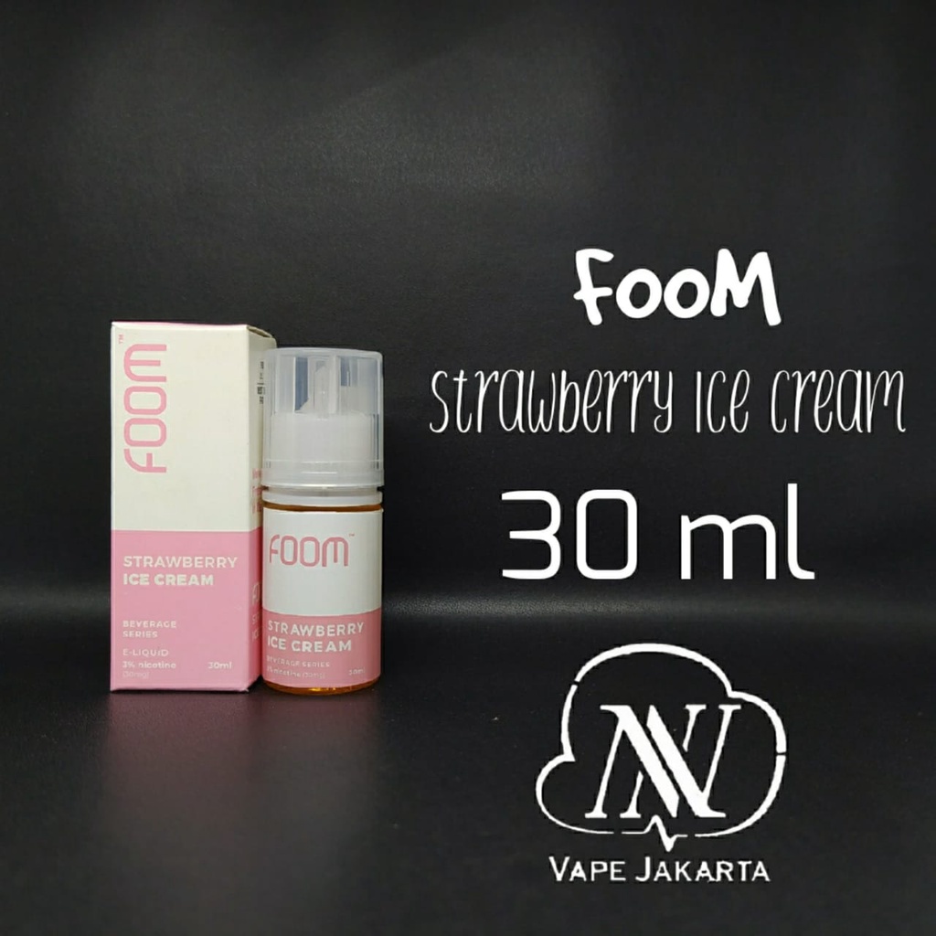 Jual Foom Strawberry Ice Cream Salt 30ml 30mg Shopee Indonesia