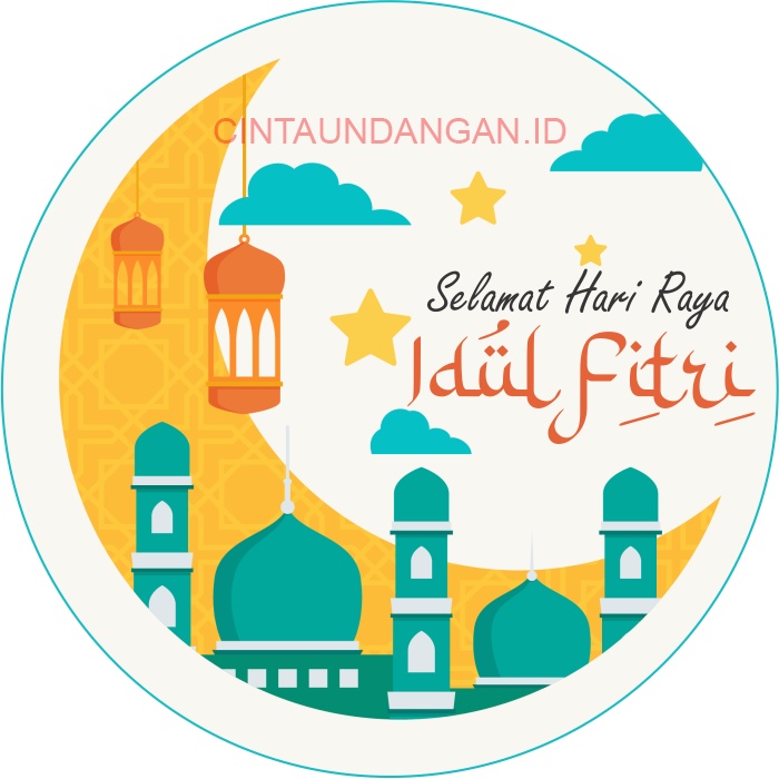 Jual Stiker Ucapan Selamat Hari Raya Idul Fitri Shopee Indonesia