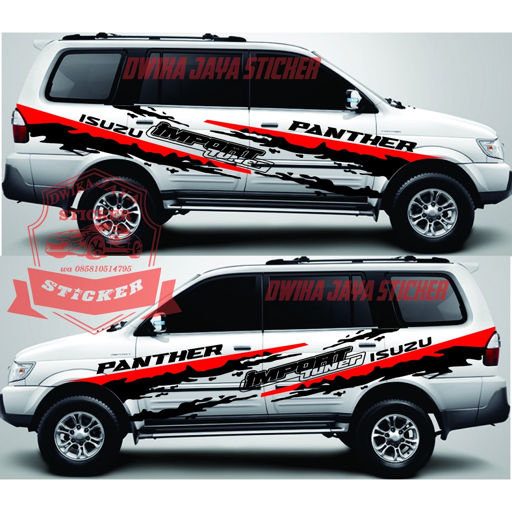 Jual Stiker Mobil Panther Cutting Stiker Mobil Panther Terbaru Shopee