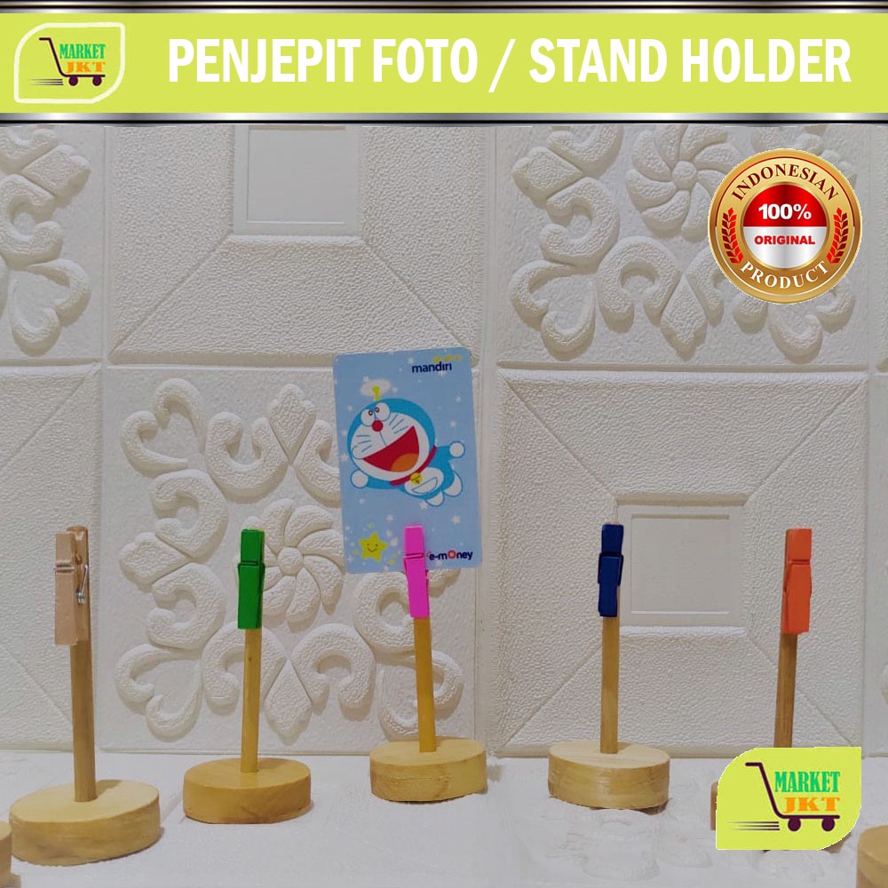 Jual Tatakan Holder Foto Stand Foto Price Tag Nomor Meja Menu