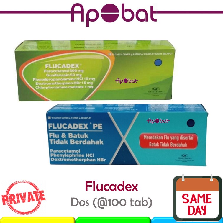 Jual - ApObat - Flucadex DUS BIRU HIJAU Obat Batuk Kering Berdahak ...